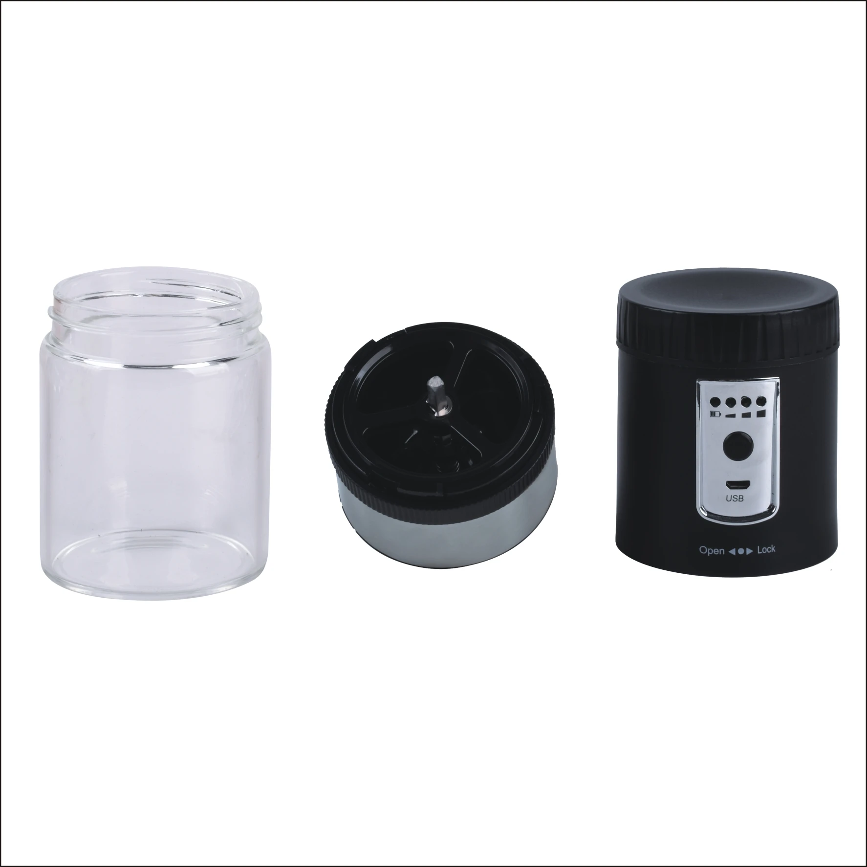 custom logo family use portable automatic electric coffee bean grinder