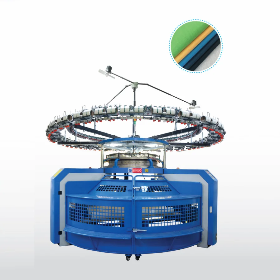 WANBAO Donuble Knit Interlock Rib Circular Knitting Machine