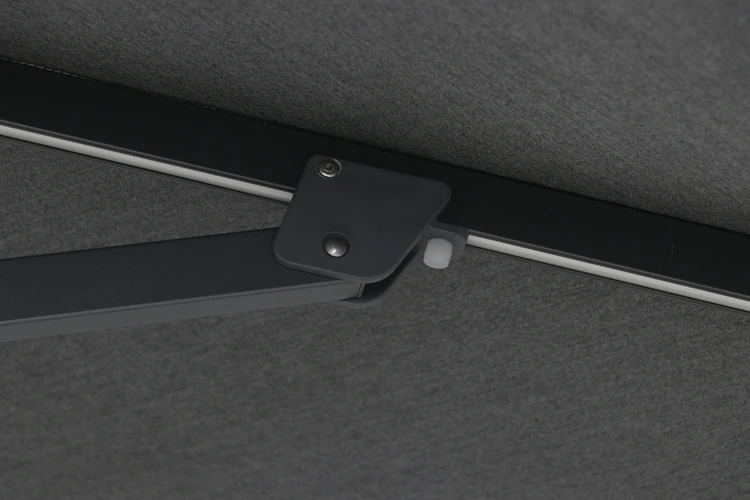 YEEZE Fully Aluminium Commercial Popular Restaurant High-End Led Light Patio Outdoor Umbrella Parasol for Garden