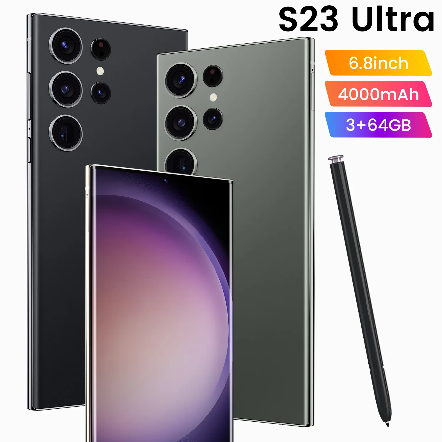 Best selling galaxy S23 Ultra 5g Smartphone 0riginal Android Cell Phone Big Screen Unlocked s24 Global 6.8 Inch Mobile Phones