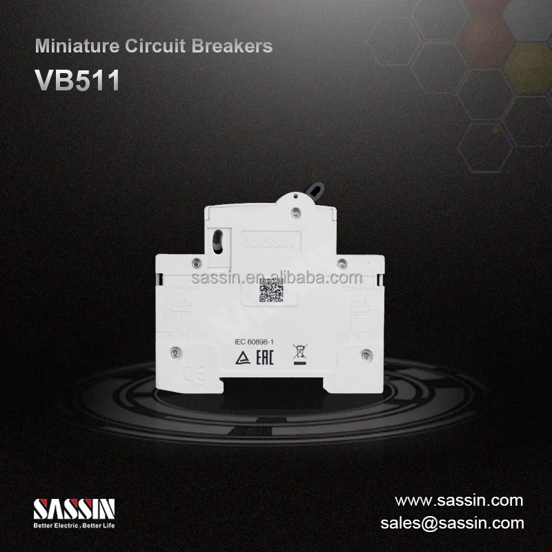VB510 SASSIN 1P C10 C16 6kA мини переменного тока выключатель