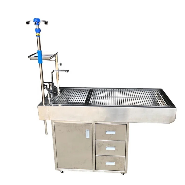 Veterinary medicine high quality pet treatment examination table with injection  holder