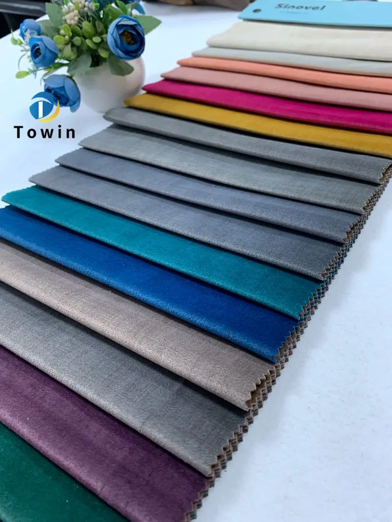 100%polyester Wholesale Curtain fabric printed  Mosha velvet used for curtain and sofa