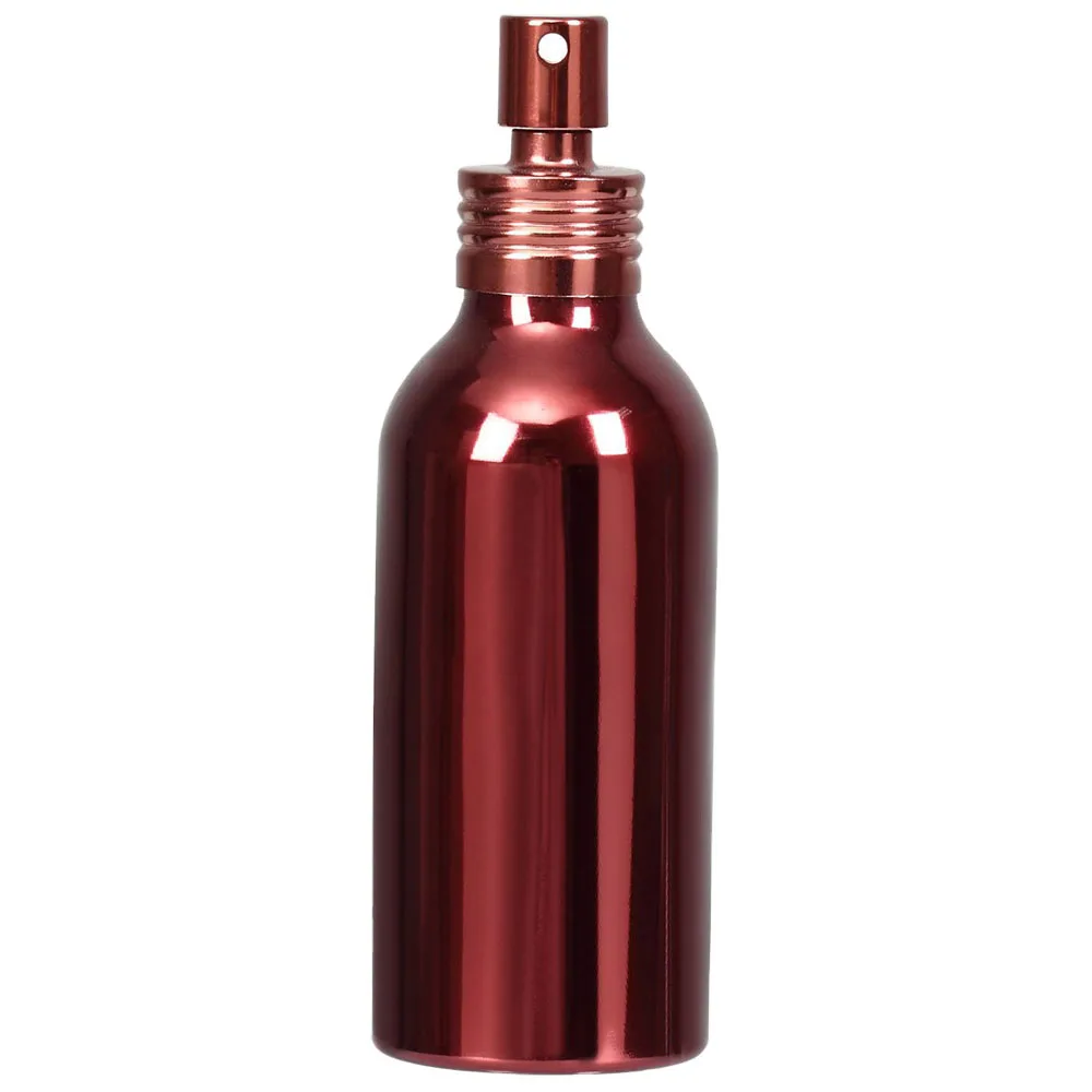 50ml 100ml 120ml Direct Factory sale electroplated mini perfume aluminum cosmetic bottle