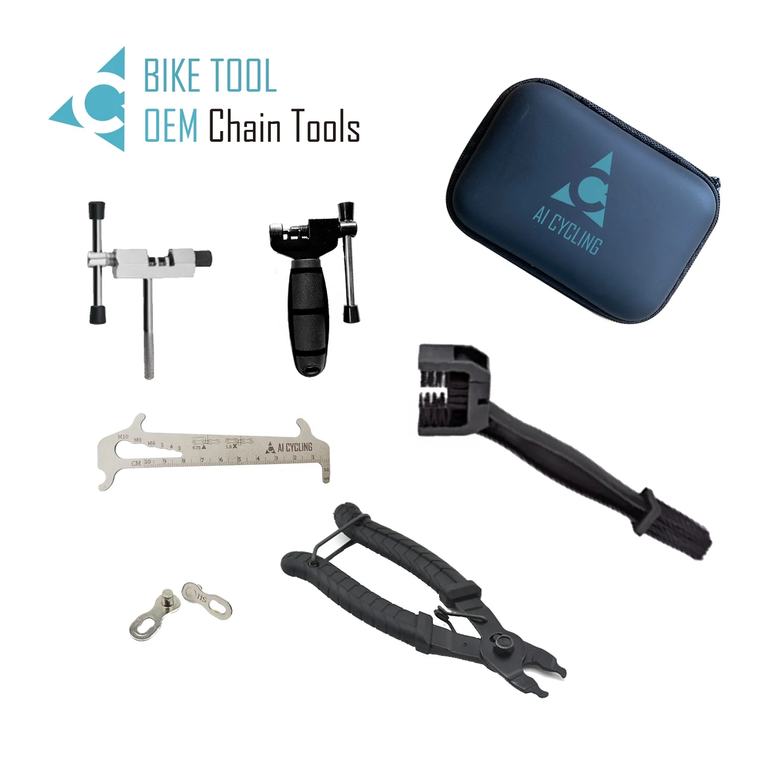 Wholesale Multi-functional cleaning and repair kit Bike chain cleaner Bicycle Wash Cleaning Tool set Bicycle Chain tool kit sets