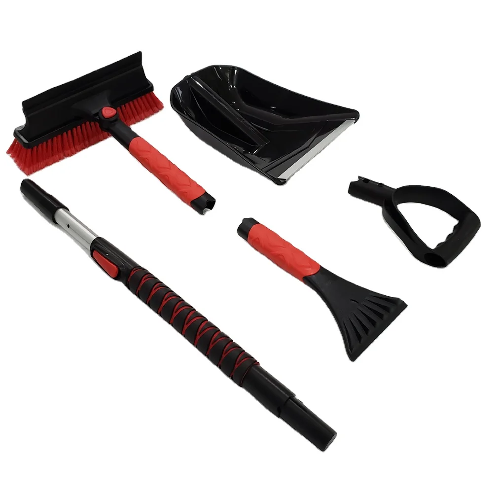 ZHONGJIE Detachable Portable Snow Brush With Squeegee