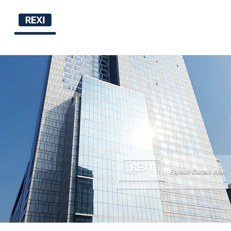 Innovated Curtain Walls Facades Building Envelope System with Design Supply Installation