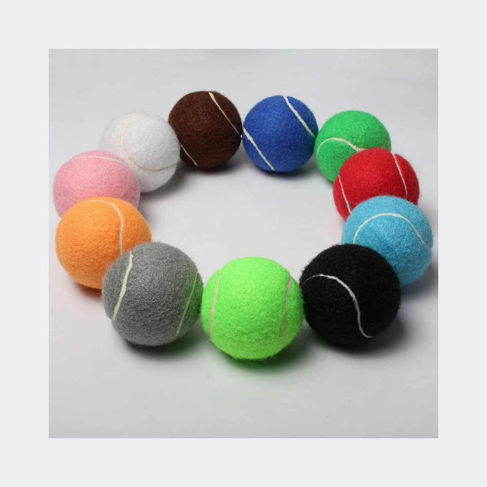 
Top quality free sample tennis ball tube factory price wholesale custom logo color tennis ball 