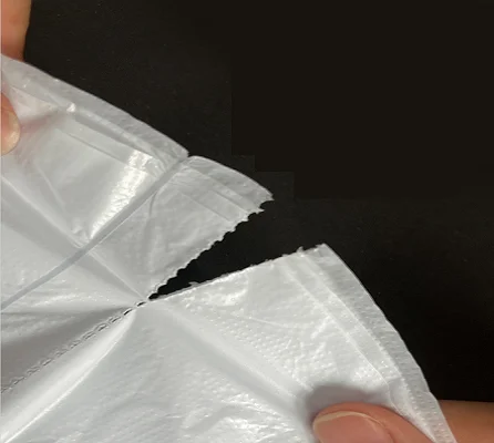 White HDPE Material Heavy-Duty Garbage Bag Rolls Bulk Supply with Easy-Tear Perforations Thick Custom Logo for Residential Use