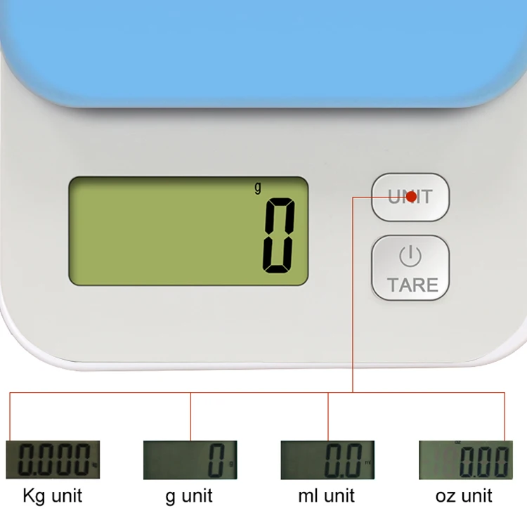 FRK ABS plastic chicken meat cake food digital baking weighing kitchen scale