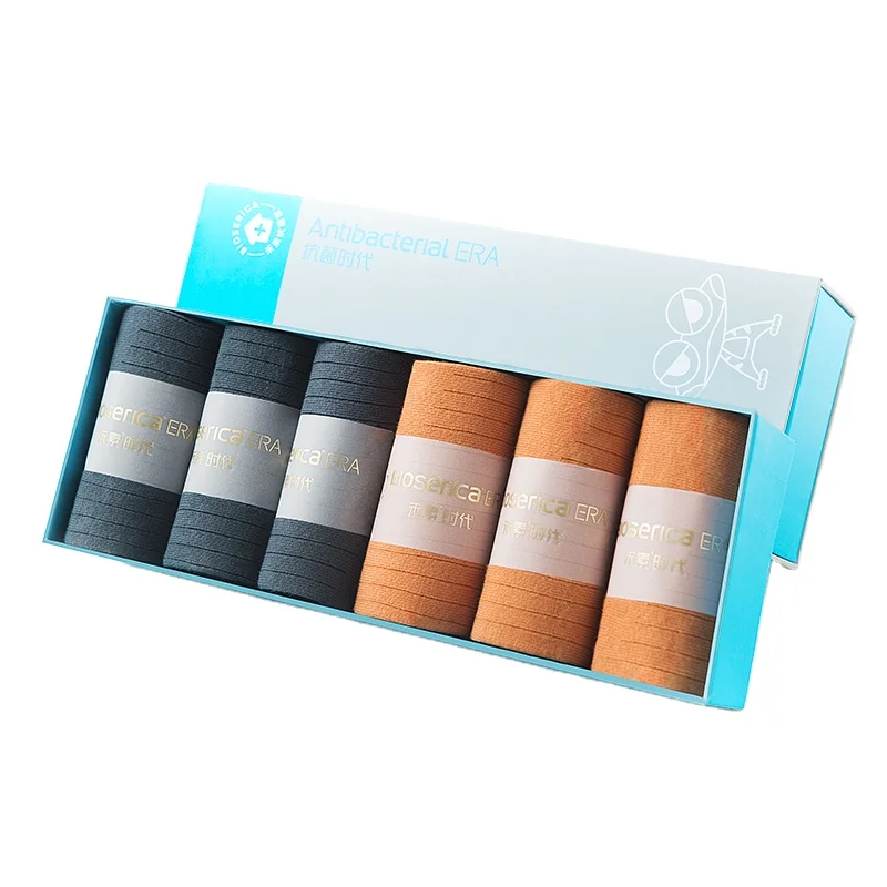 Chinese famous brand Hesu socks professional an-tibacterial deodorant high-end ladies business cotton socks