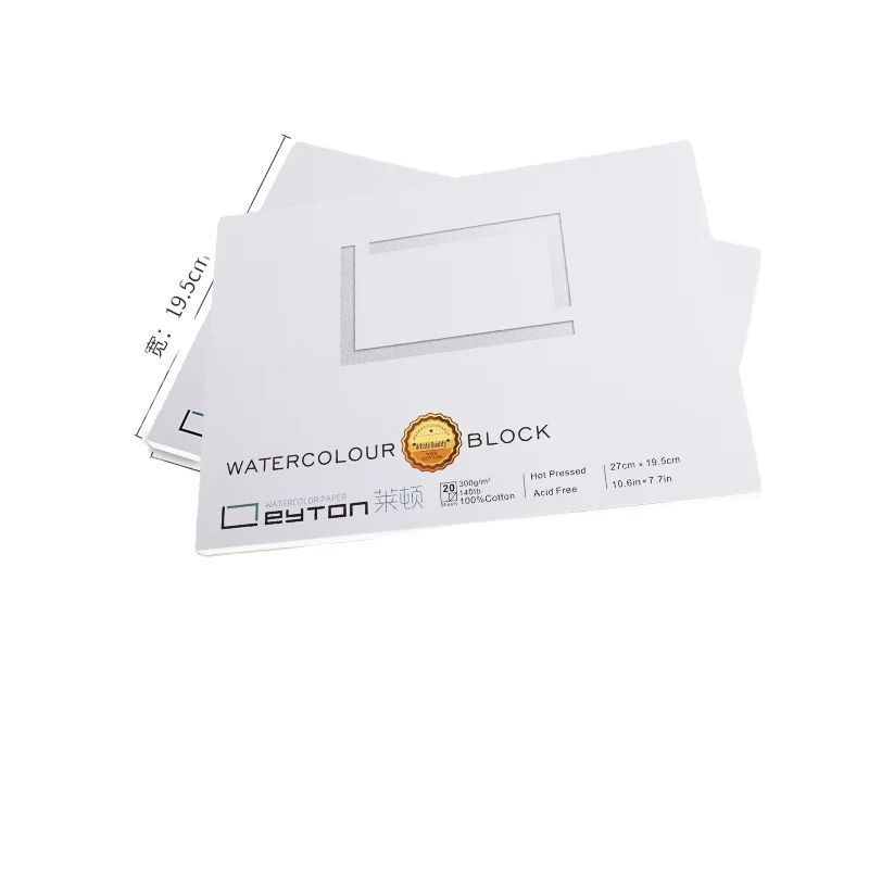 
LD3580 Leyton Travel sketchbook high quality cold press journal inserts watercolor paper 