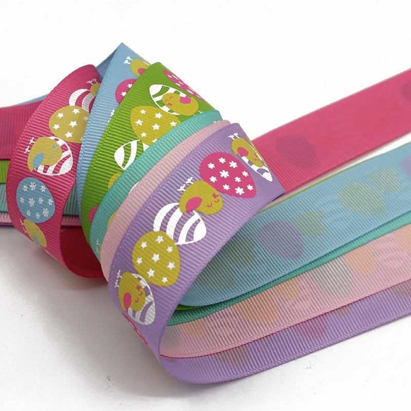 Factory wholesale direct sales 25mm printed ribbon organza ribbons decorative for ribbons