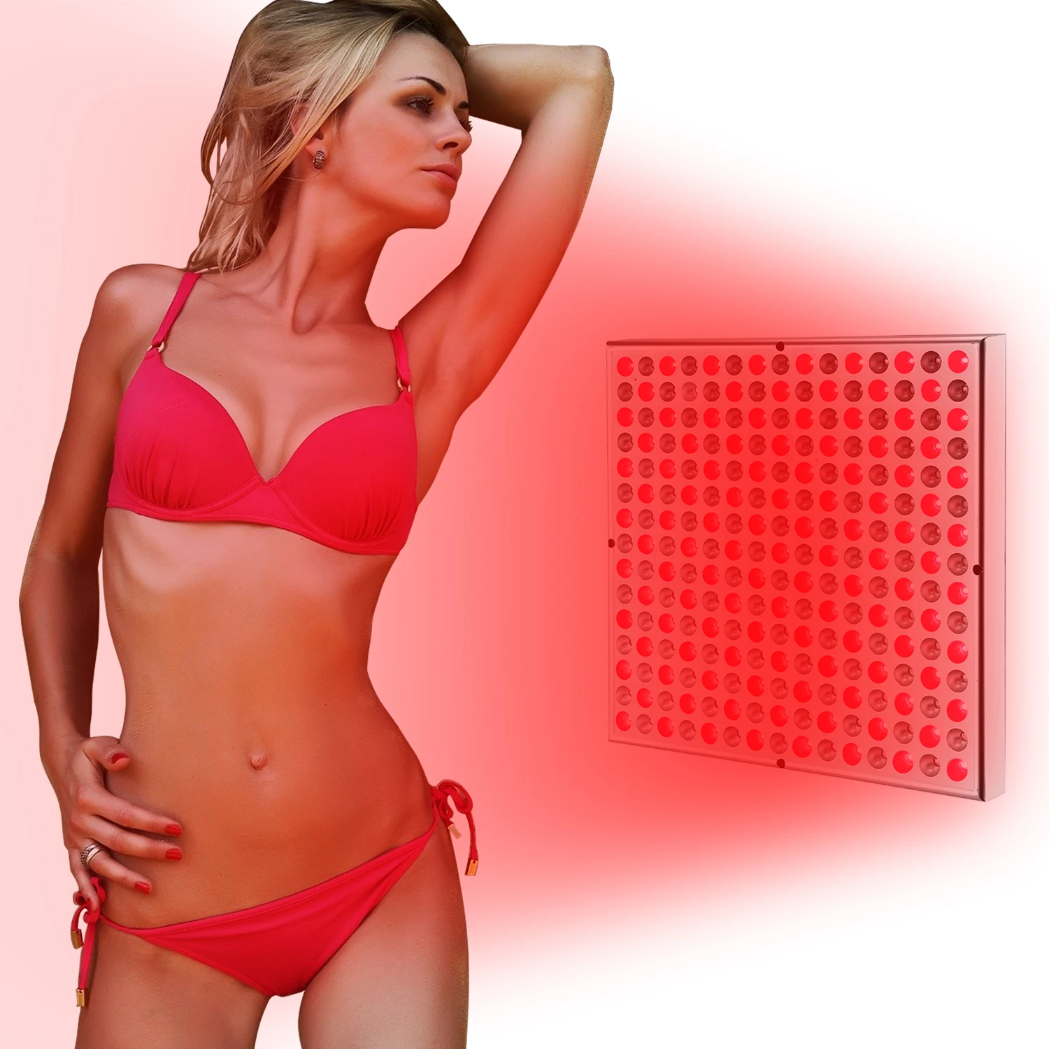 
Near Infrared Light Therapy Lamp Panel 660Nm 850Nm Red Light Therapy Device With Timer 225 Leds Clinical Grade for Beauty 