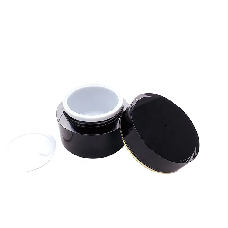 skin care eco friendly cosmetic containers and packaging cosmetic cream acrylic jar 1oz plastic jar 20ml plastic  jar 15 ml