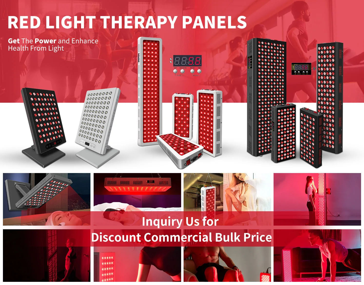 Large Size 1500w Dual Chip Full Body Standing Removable 660nm 850nm 4 Wavelengths Infrared Led Red Light Panel Therapy