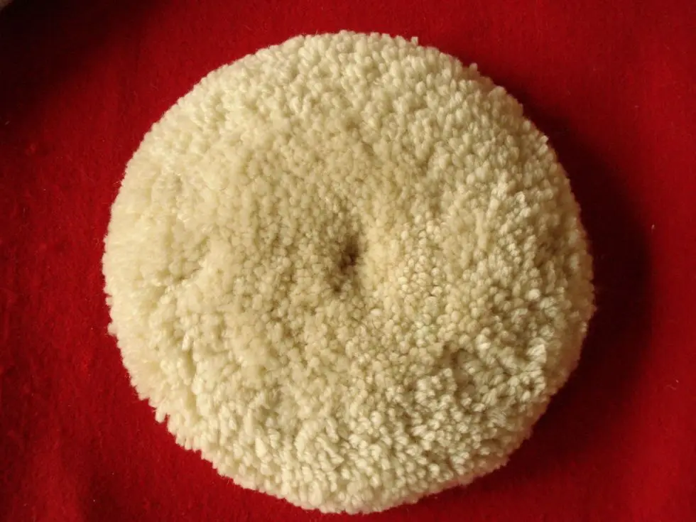 premium 7inch genuine wool polishing buffing car buffing wool pad yellow polishing pad cleaner car polishing pad