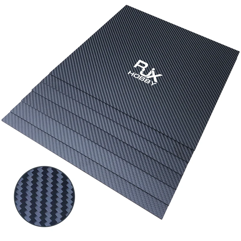 RJX high modulus T300 T700 T800 M40 M46 CNC carbone parts carbon fiber sheet for Aerospace Drone Robotics