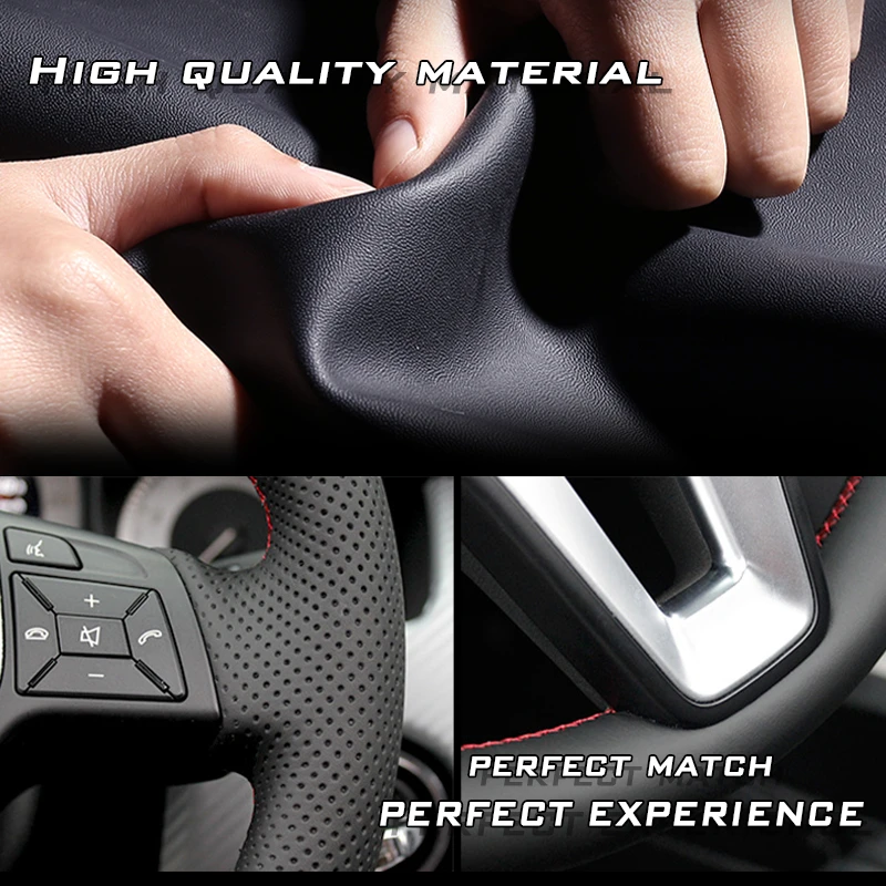 Wholesale Custom Car Steering Wheel Cover for Mitsubishi Lancer Evolution 8 VIII 2003-2005 9 IX 2005-2007 Sport interior