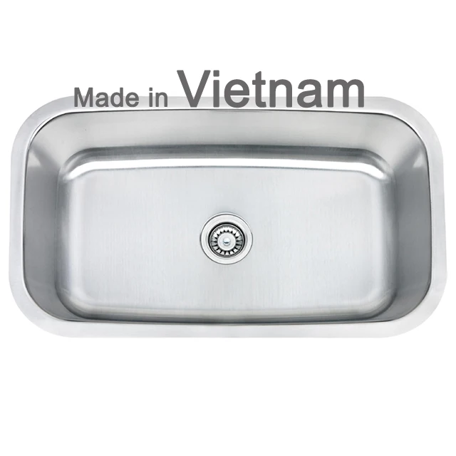 Vietnam SS sink 3118S,big single bowl American kitchen sink,Made in Vietnam no Anti-dumping duty