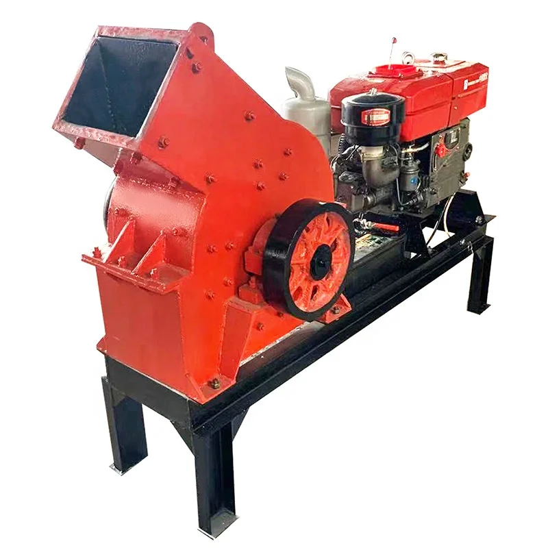 Mini Portable Mobile Pc Series Diesel/Electric Hammer Crusher Hammer Mill For Sale