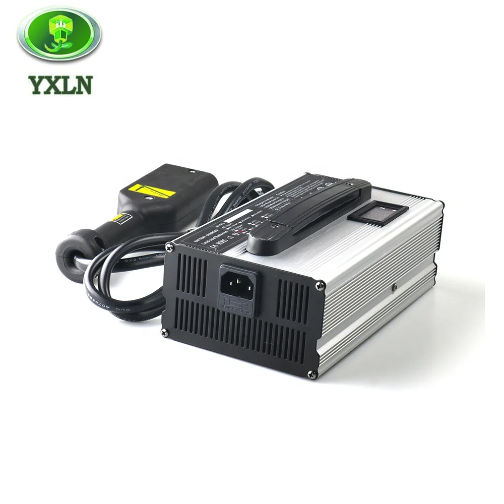 48 вольт батарея для тележки гольфа Chargre LiFePO4 Вольт 15 Amp зарядное устройство Lipo с EZ-G0 Txt штепсельной вилки