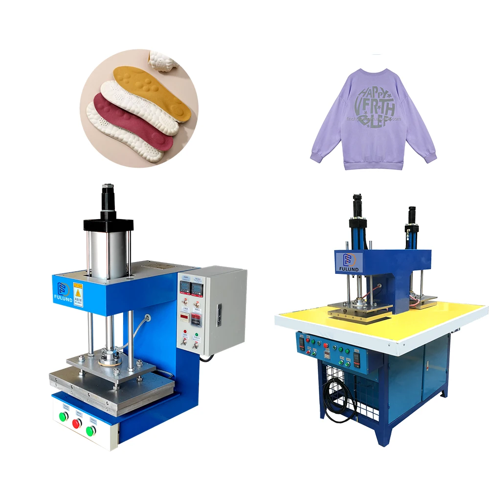Concave Convex Fabric Embossing Machines 3d Silicone Heat Embossing Press Machine for Fabric Textile T-shirt bronzing machine