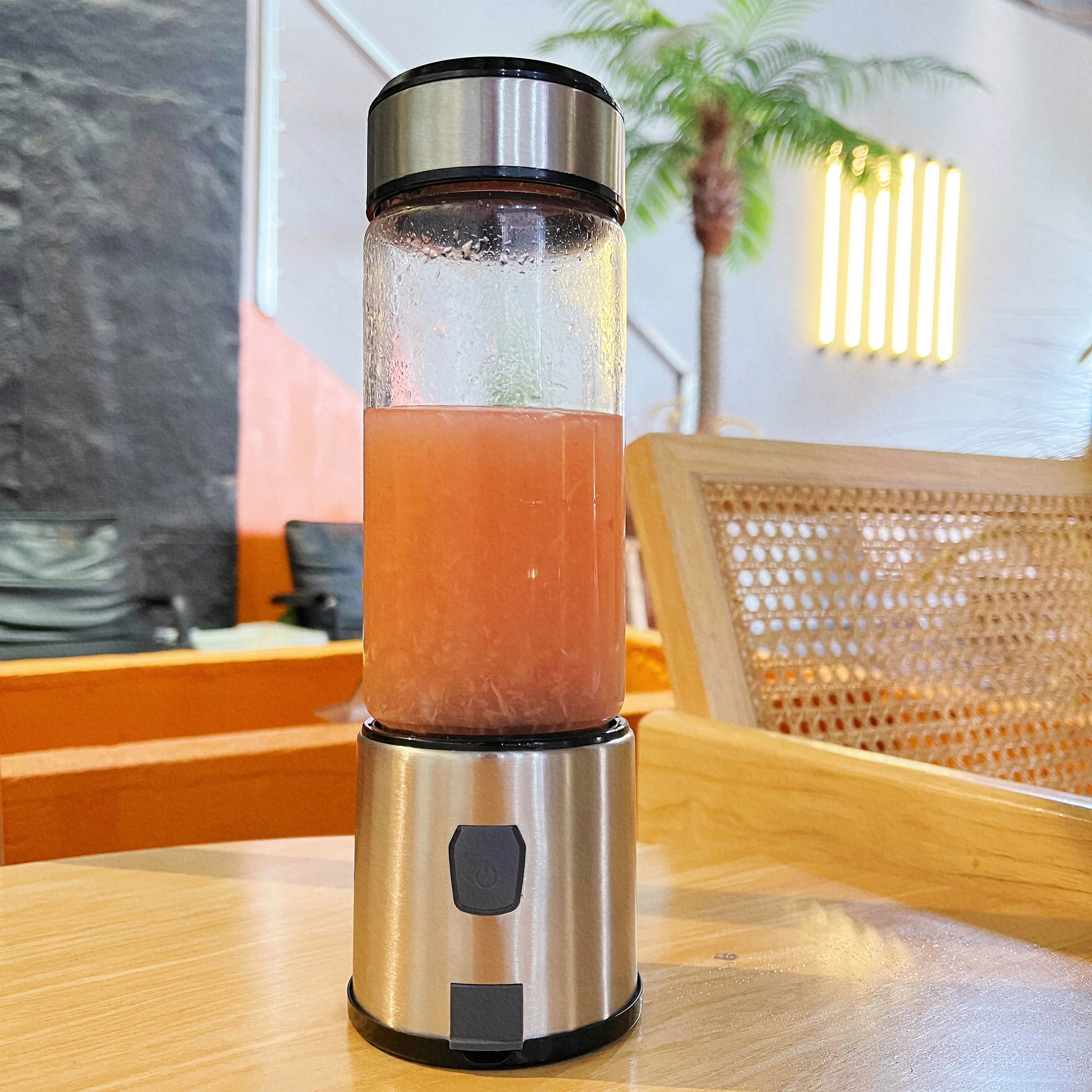 Wholesale household stainless steel ice crushing mini fruit blender smoothie maker usb blender mini blender portable juicer