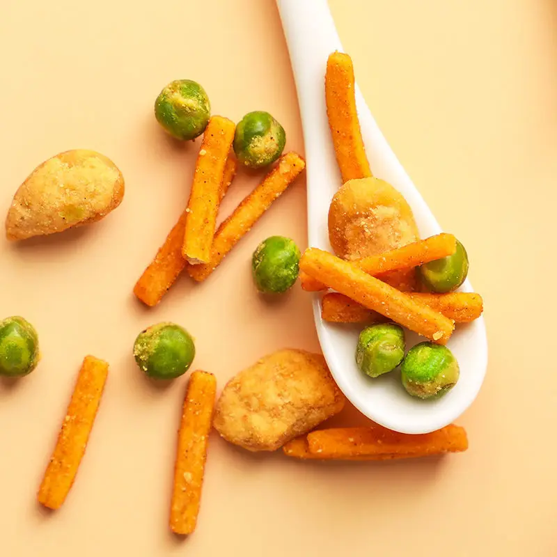 Wholesale loose snacks mixed snacks with shrimp strips broad beans chickpeas and chickpeas