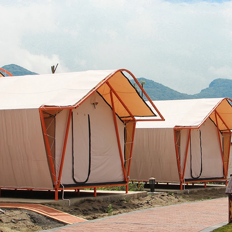 T093 Modern hotel outdoor heavy duty luxury glamping tents for resorts