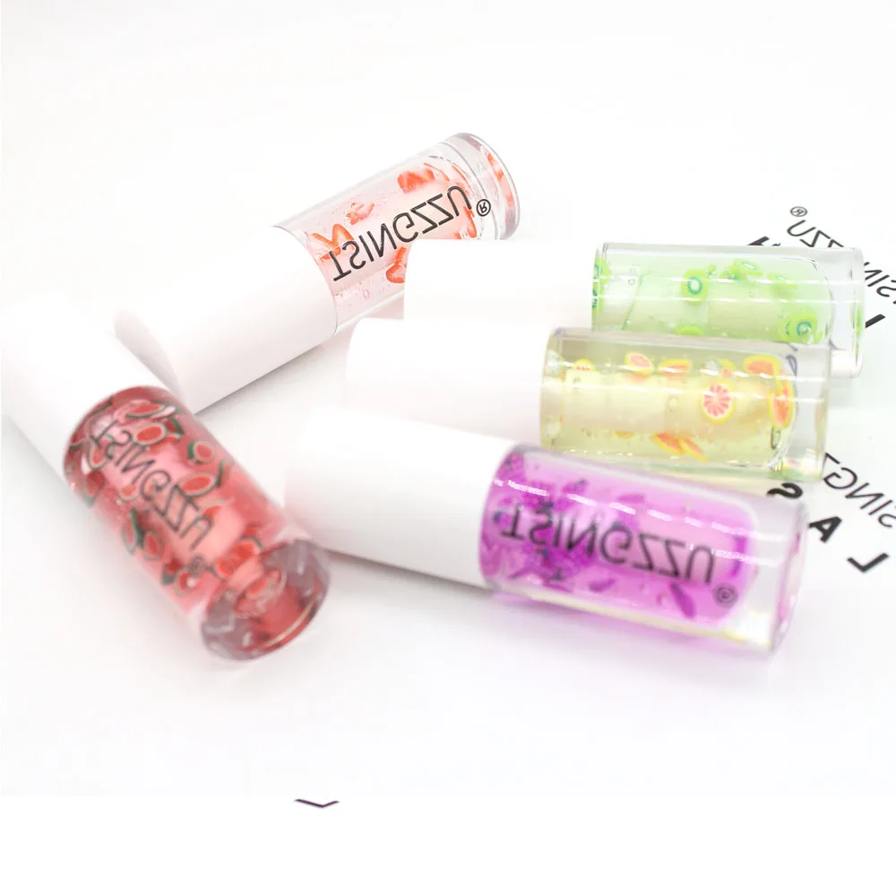 Private logo custom-made fruit transparent lip oil lip gloss moisturizing