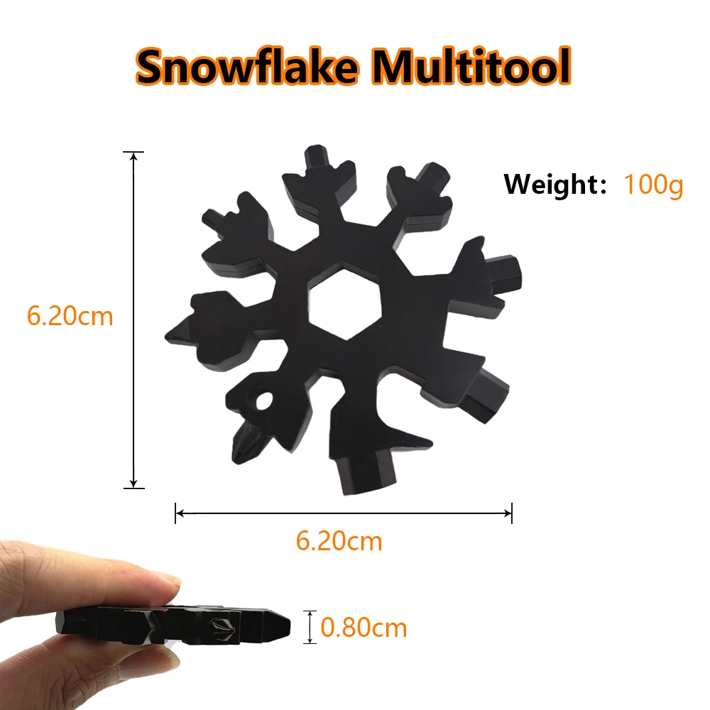 new outdoor snowflakes multitool 20 in 1 snowflake multi tool with bottle opener screwdriver