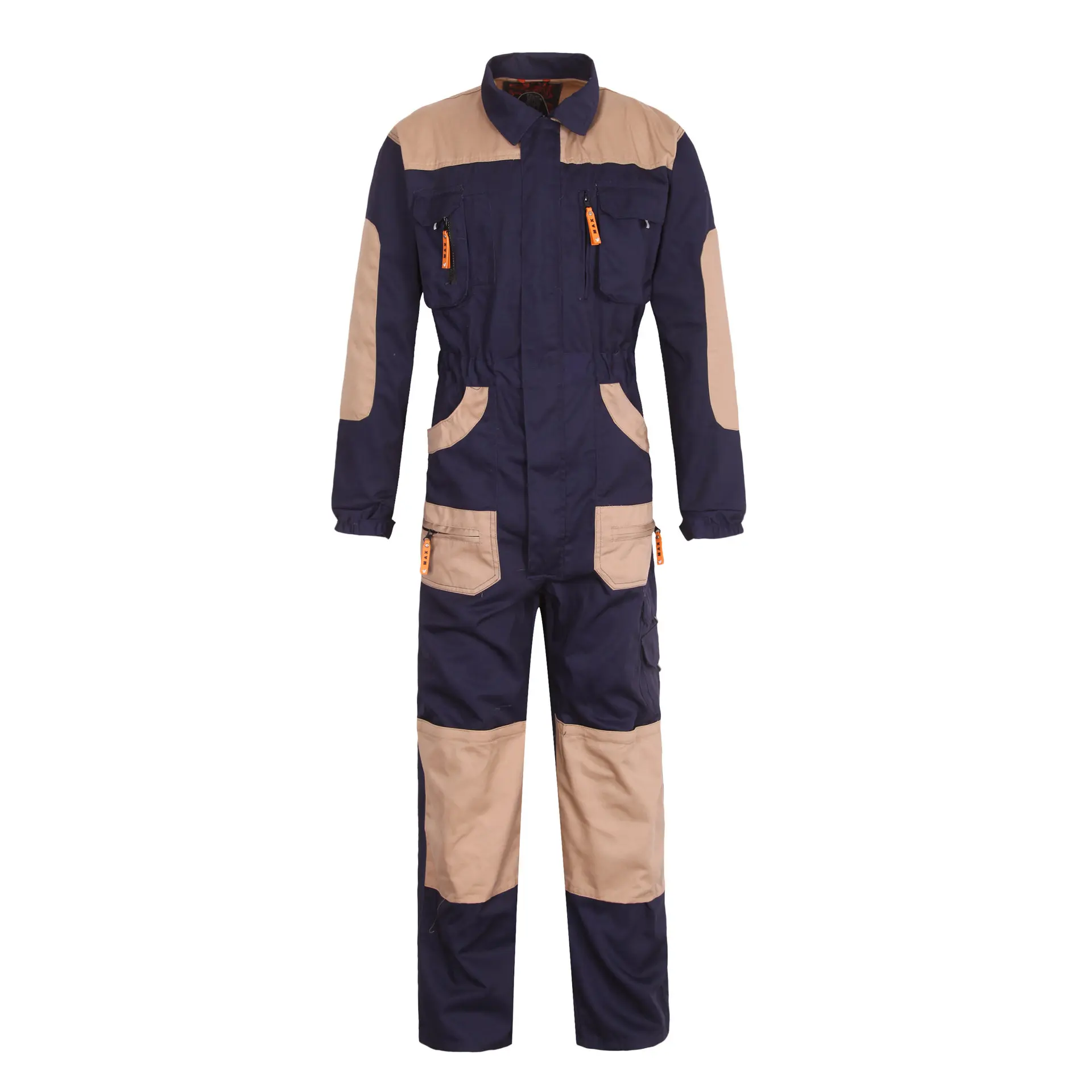 Fire Retardant Coveralls Jump Suit Flame Retardant 100% Cotton Long Sleeve Oem With High Visibility Reflective