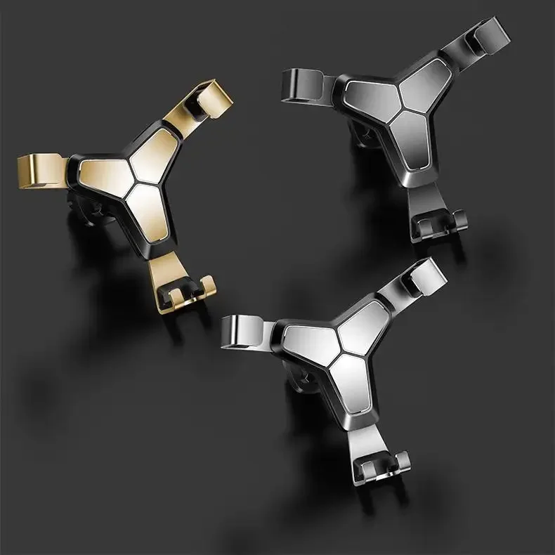 Metal Car Accessories Gravity Air Outlet Bracket Universal Vent Clip Mount Mobile Phone Holder