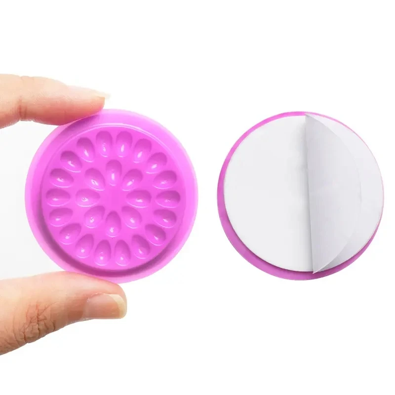 New Arrival Plastic Low Humidity Lovely Long Lasting Led Latex Free Waterproof Eyelash Extension Glue Holder Sticker