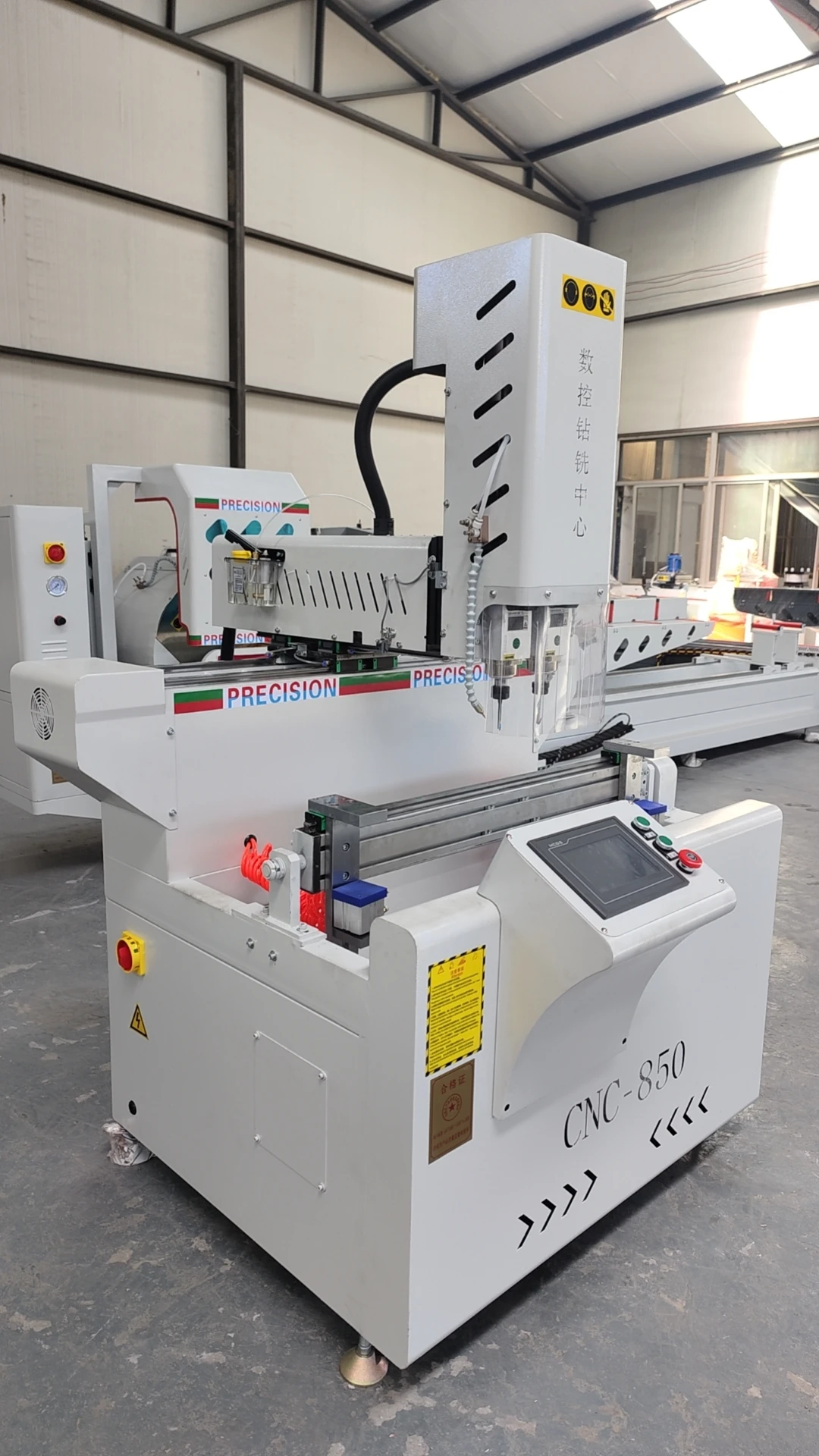 High Precision 5 Axis CNC Machining Center New Vertical Aluminium Profile Drilling Milling Machine Window Door Making Machinery