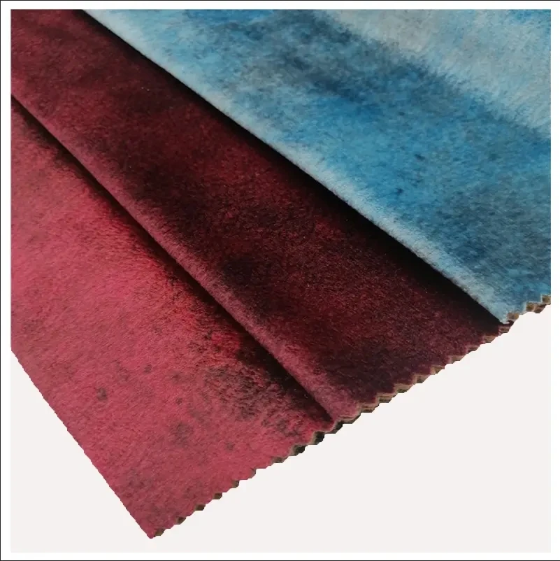 Upholstery embossing textured sofa velour fabric price per meter embossed polyester velvet fabric with backing fleece