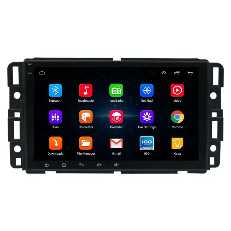 Автомагнитола на Android 10 мультимедийный проигрыватель с радио и Gps-Навигатором для GMC Sierra Chevrolet 2019
