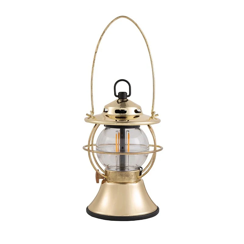 Blackdeer Retro Outdoor Camping Lantern Rechargeable Tent Light Adjust Light Modes 200h Runtime 5200mAh Power Bank USB Warm Lamp
