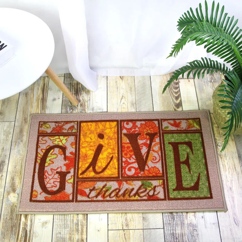 custom 3D printed door mat nylon carpet cartoon non-slip entrance mat kitchen mat easy to clean