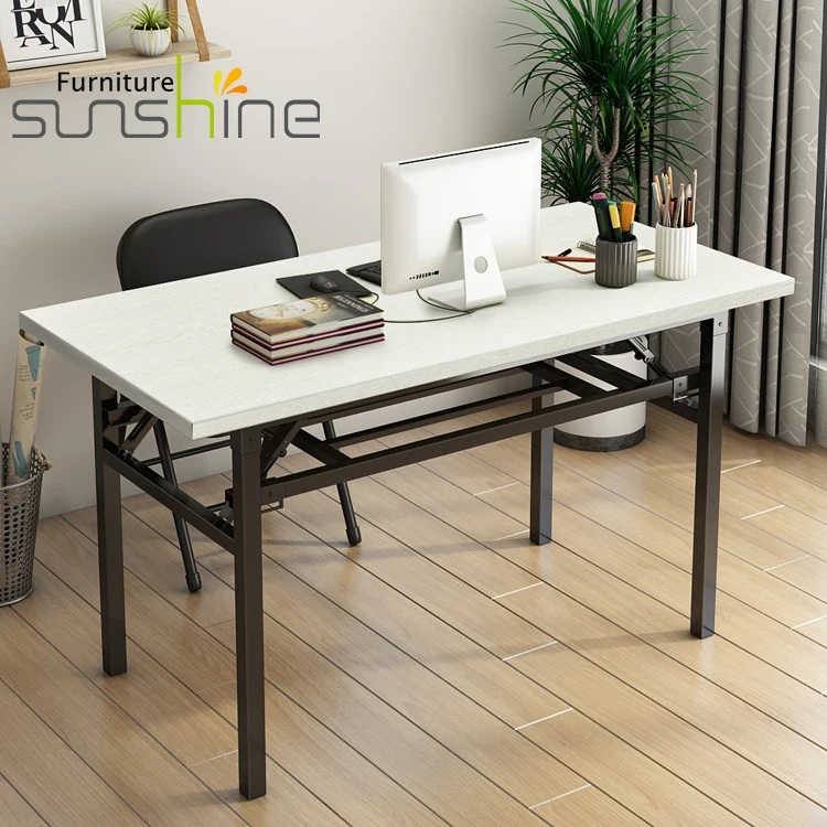 Home Office Training Folding Desks Durable Rectangle Table Folding Table Frame for Conference Room