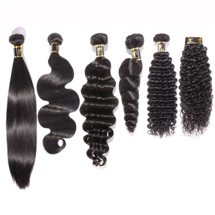 Guangzhou Brazilian Human Hair Sew in Weave,Remy 13a Grade 27 piece human hair weave, Different Types of Curly Weave Hair