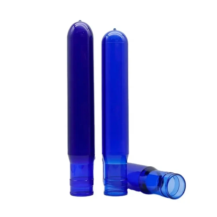 Custom plastic blue 5 liter pet water bottle preform 5 gallon jug pet preform for 5 galones mineral water bottle
