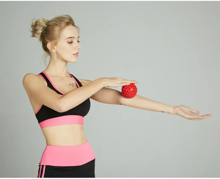 
2021 Hot selling Foot massage cervical spine rehabilitation stroke stab ball health care handball Massager 