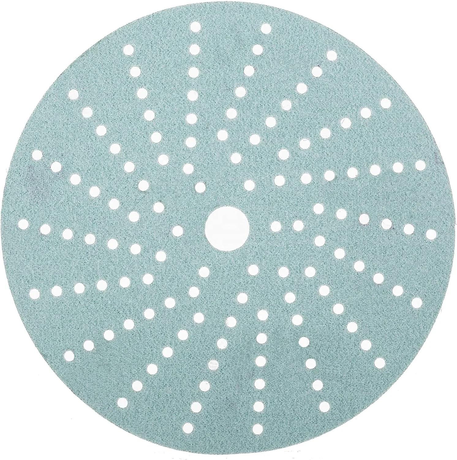 ZY abrasive 5 inch 150mm Customized Blue Zirconium Mesh Sanding Paper Disc for Car Wood Polishing Factory Supply