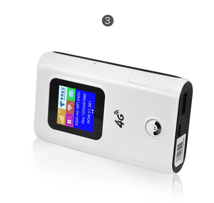 4G Lte power bank portable router mifis support 6000mAh