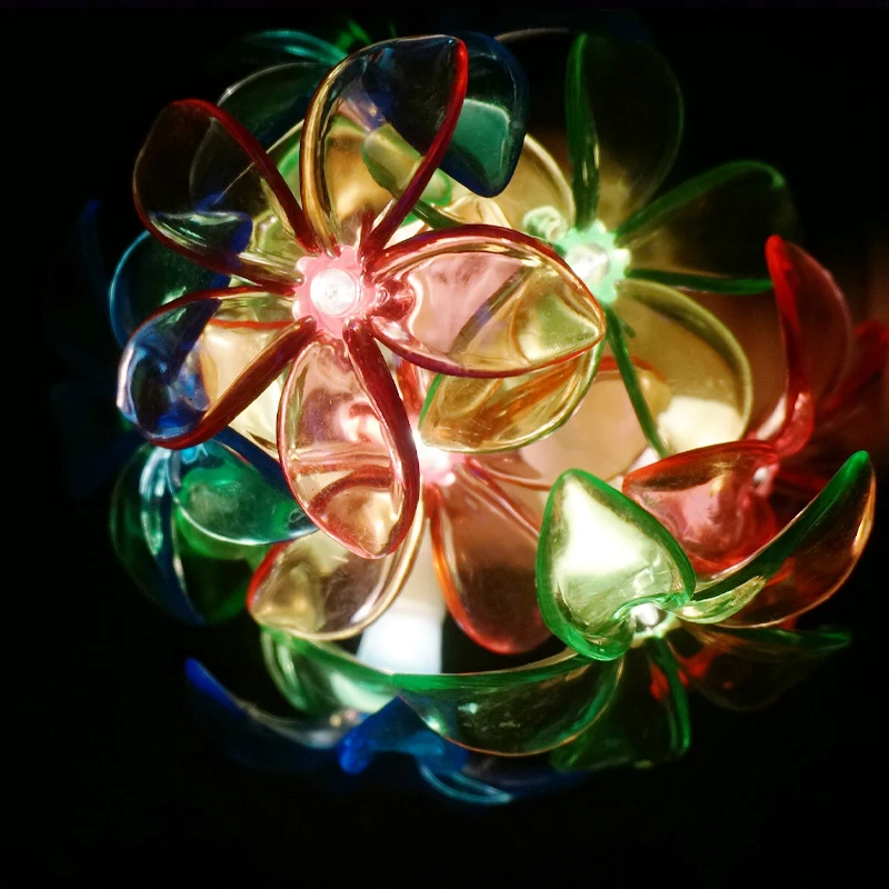 Petal string light 10 Leds warm white for spring and summer Decoration