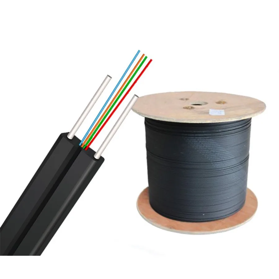3 км, деревянный барабан, кабель FTTH G657A, волоконно-оптический кабель FTTH, волоконно-оптический кабель