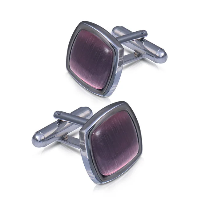 
Amazon Best Selling Marble Cat Eye Stone Cufflinks Men Cufflinks For Shirt 