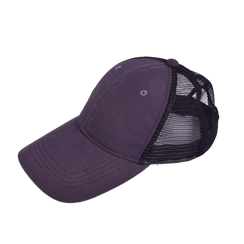 Wholesale Fishing Outdoor Sports Accessories Cotton Baseball Caps With Mesh Universal Hats